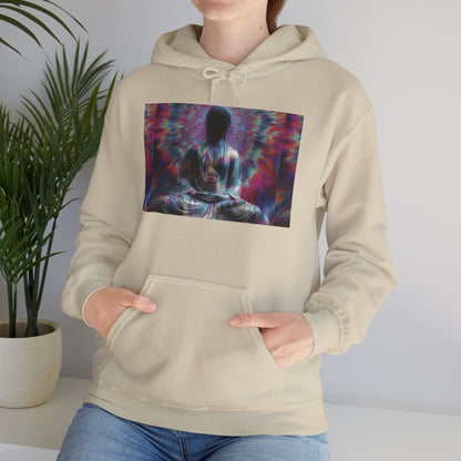 Meditative Vibes Hoodie - Cozy Sweatshirt for Yoga, Mindfulness, Gifts, Spirituality, Relaxation || Unisex Heavy Blend