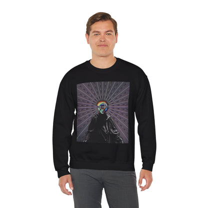 Sunset Fall Vibe Sweatshirt, Unisex Crewneck Sweatshirt, Cozy Gift, Retro Aesthetic Fashion, Festival Wear, Unique Art Clothing