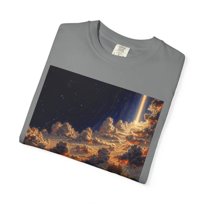 Cosmic Landscape T-Shirt, Unisex Graphic Tee, Vintage Style Top, Gift for Space Lovers, Art Print Shirt