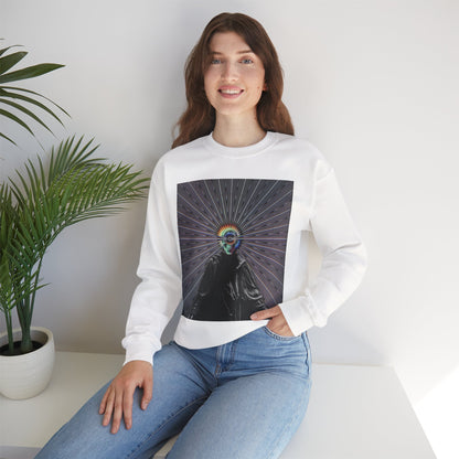 Sunset Fall Vibe Sweatshirt, Unisex Crewneck Sweatshirt, Cozy Gift, Retro Aesthetic Fashion, Festival Wear, Unique Art Clothing