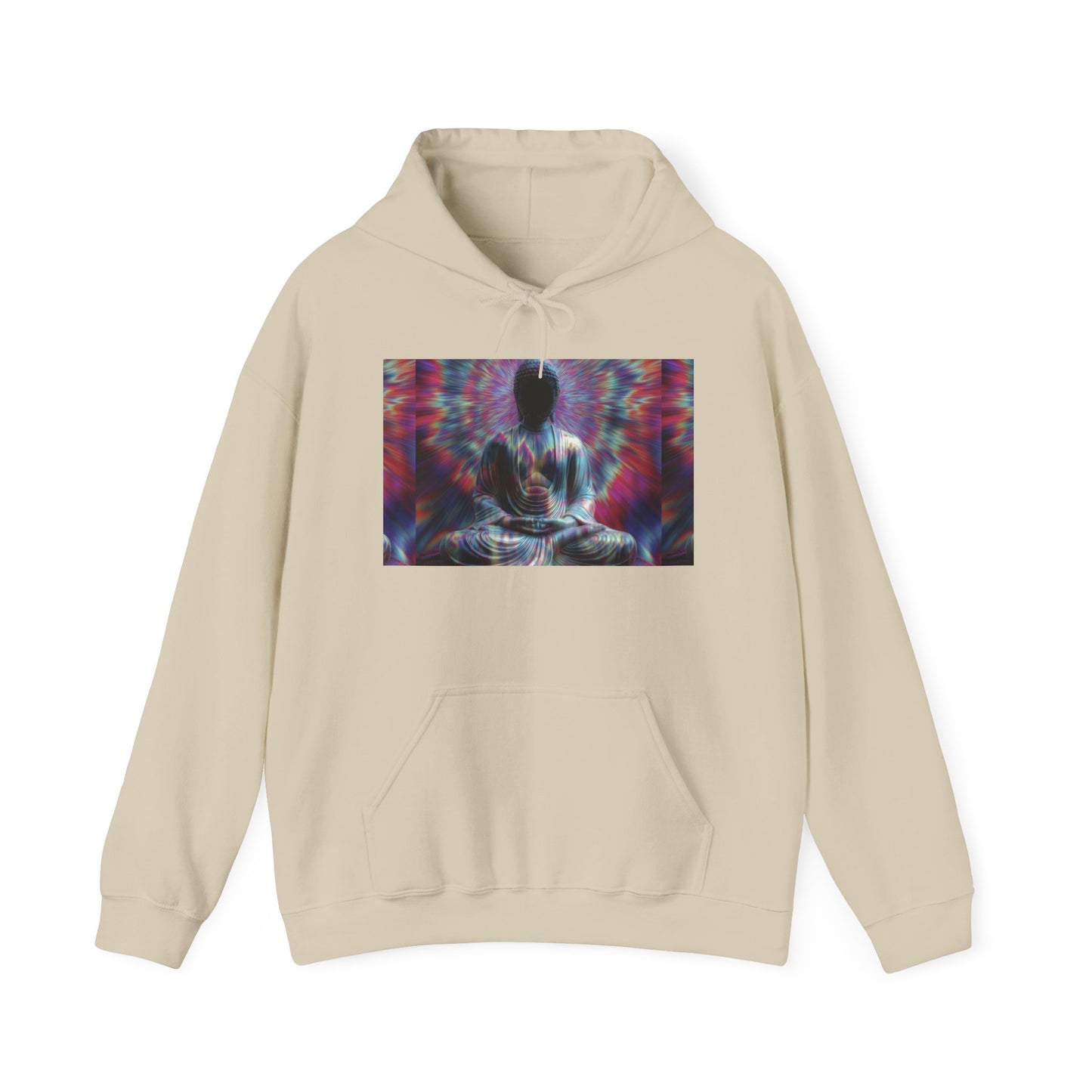 Meditative Vibes Hoodie - Cozy Sweatshirt for Yoga, Mindfulness, Gifts, Spirituality, Relaxation || Unisex Heavy Blend