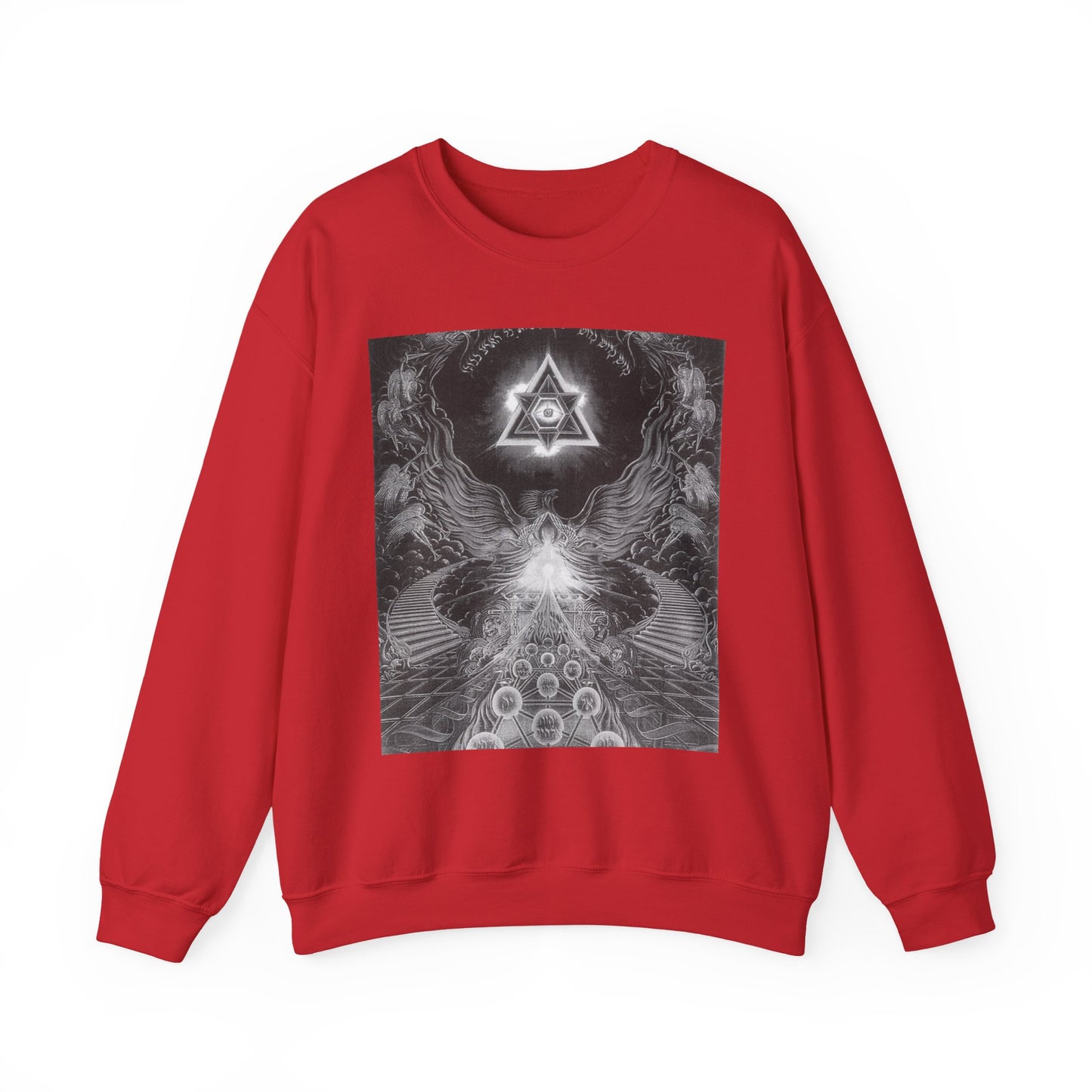 Cosmic Vibes Crewneck Sweatshirt, Unisex Graphic Sweater, Spiritual Gift, Astrology Apparel, Festival Wear, Comfort Fashion