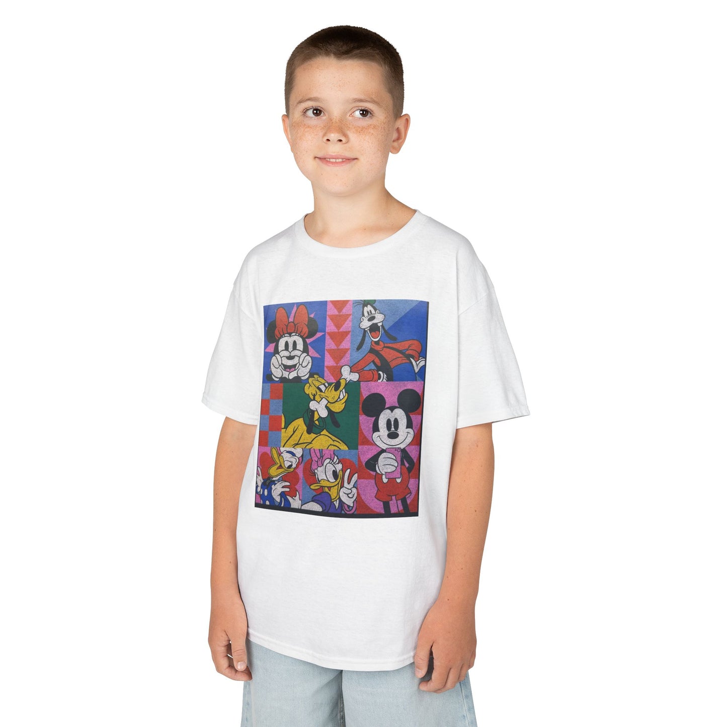 Kids Retro Cartoon Tee, Fun Kids T-Shirt, Cute Graphic Tee, Playful Youth Shirt, Gift for Boys and Girls, Birthday Gift, Kids Clothes