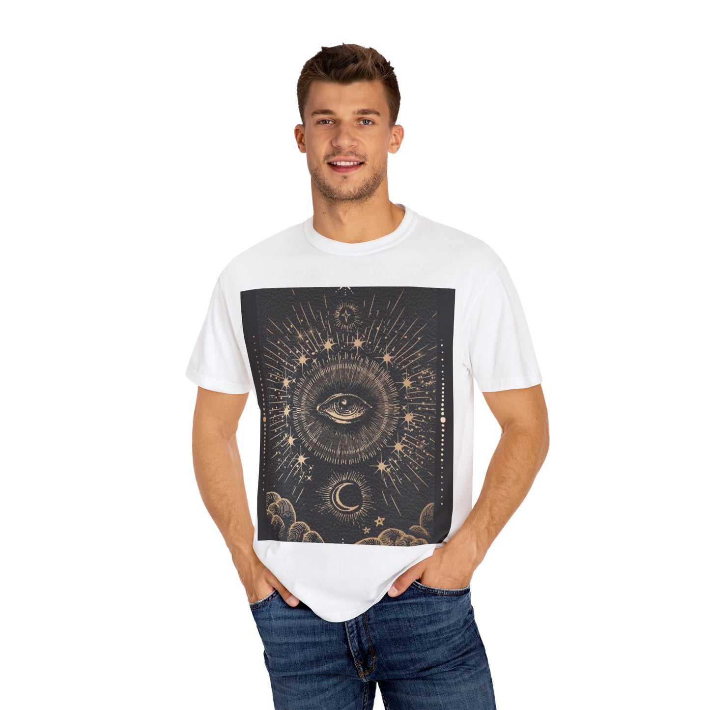 Cosmic Eye Unisex Garment-Dyed T-Shirt