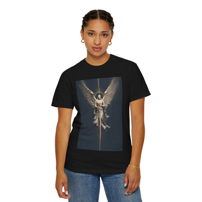 Angel Protector Graphic T-Shirt, Spiritual Shirt for Meditation, Unisex Tee for Festivities, Gift for Believers, Casual Wear