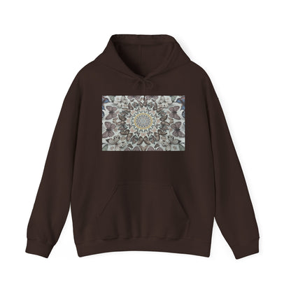 Butterfly Mandala Hoodie, Cozy Sweatshirt, Unisex Hooded Sweatshirt, Festival Wear, Gift for Yogis, Casual Layering