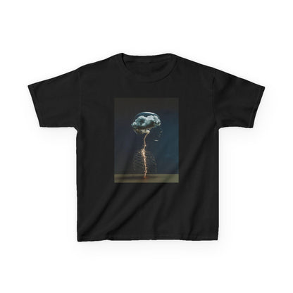 Electric Jellyfish Kids Tee, Cool Kids T-Shirt, Surfer Vibe Tee, Summer Fun Shirt, Eco-Friendly Cotton Tee