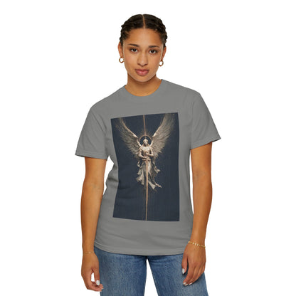 Angel Protector Graphic T-Shirt, Spiritual Shirt for Meditation, Unisex Tee for Festivities, Gift for Believers, Casual Wear