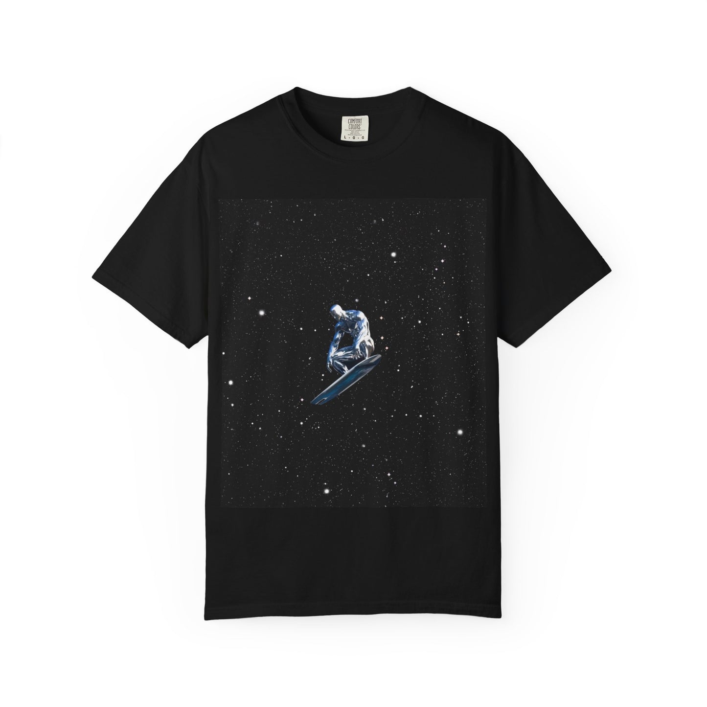 Space Travel Unisex T-Shirt - Silver Surfer Arrives