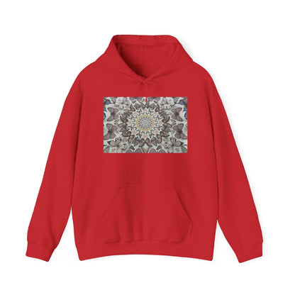 Butterfly Mandala Hoodie, Cozy Sweatshirt, Unisex Hooded Sweatshirt, Festival Wear, Gift for Yogis, Casual Layering