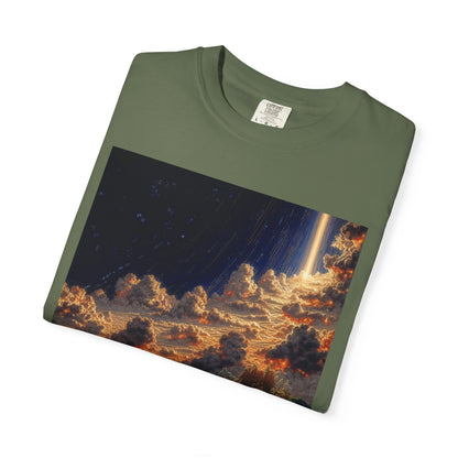 Cosmic Landscape T-Shirt, Unisex Graphic Tee, Vintage Style Top, Gift for Space Lovers, Art Print Shirt