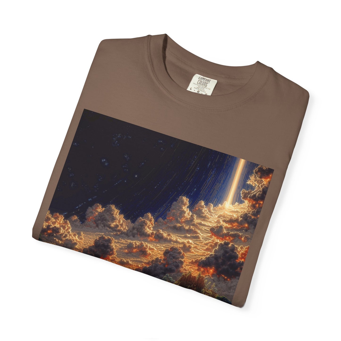 Cosmic Landscape T-Shirt, Unisex Graphic Tee, Vintage Style Top, Gift for Space Lovers, Art Print Shirt