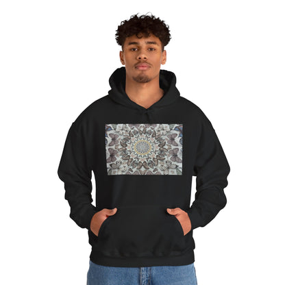 Butterfly Mandala Hoodie, Cozy Sweatshirt, Unisex Hooded Sweatshirt, Festival Wear, Gift for Yogis, Casual Layering