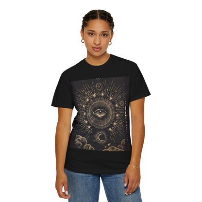 Cosmic Eye Unisex Garment-Dyed T-Shirt