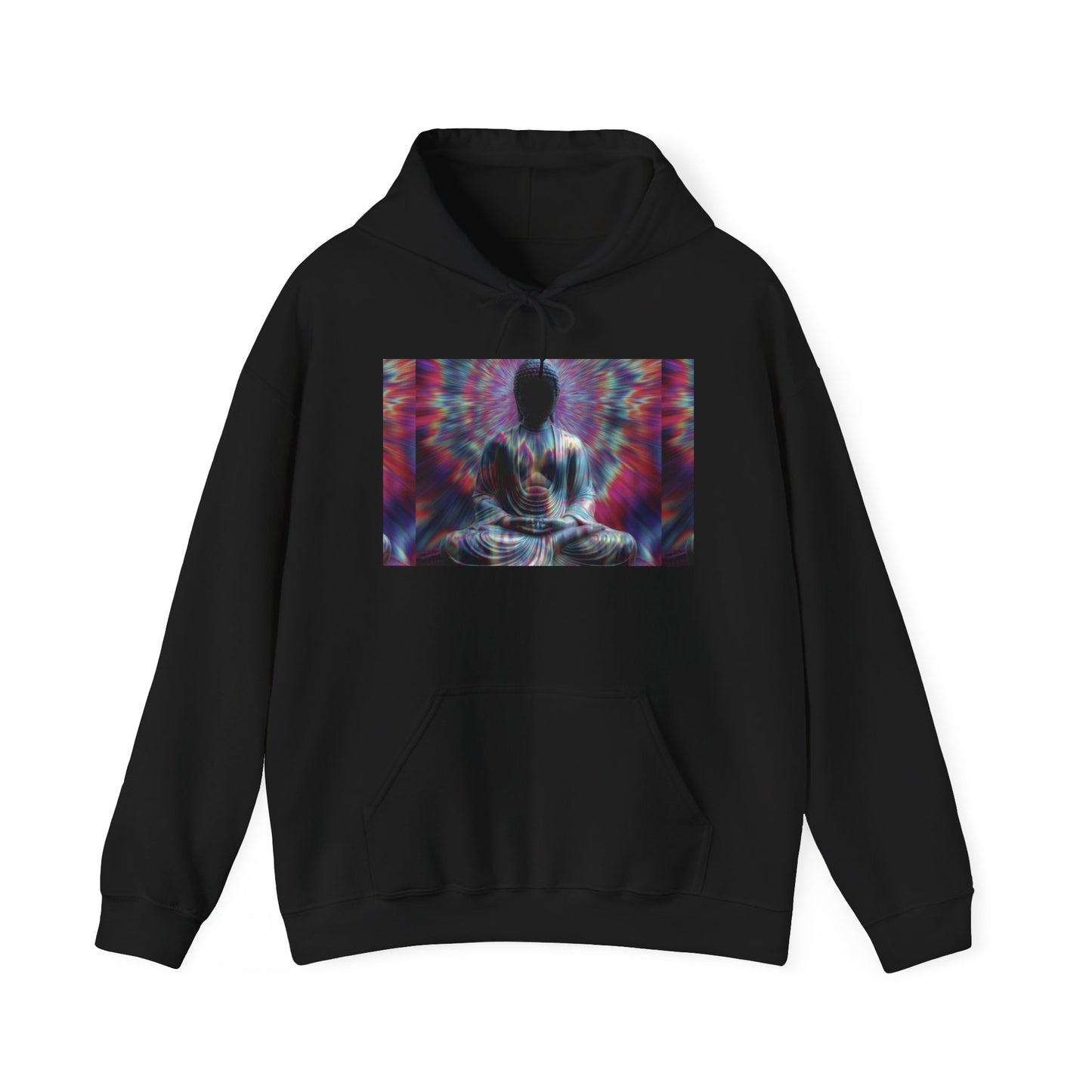 Meditative Vibes Hoodie - Cozy Sweatshirt for Yoga, Mindfulness, Gifts, Spirituality, Relaxation || Unisex Heavy Blend
