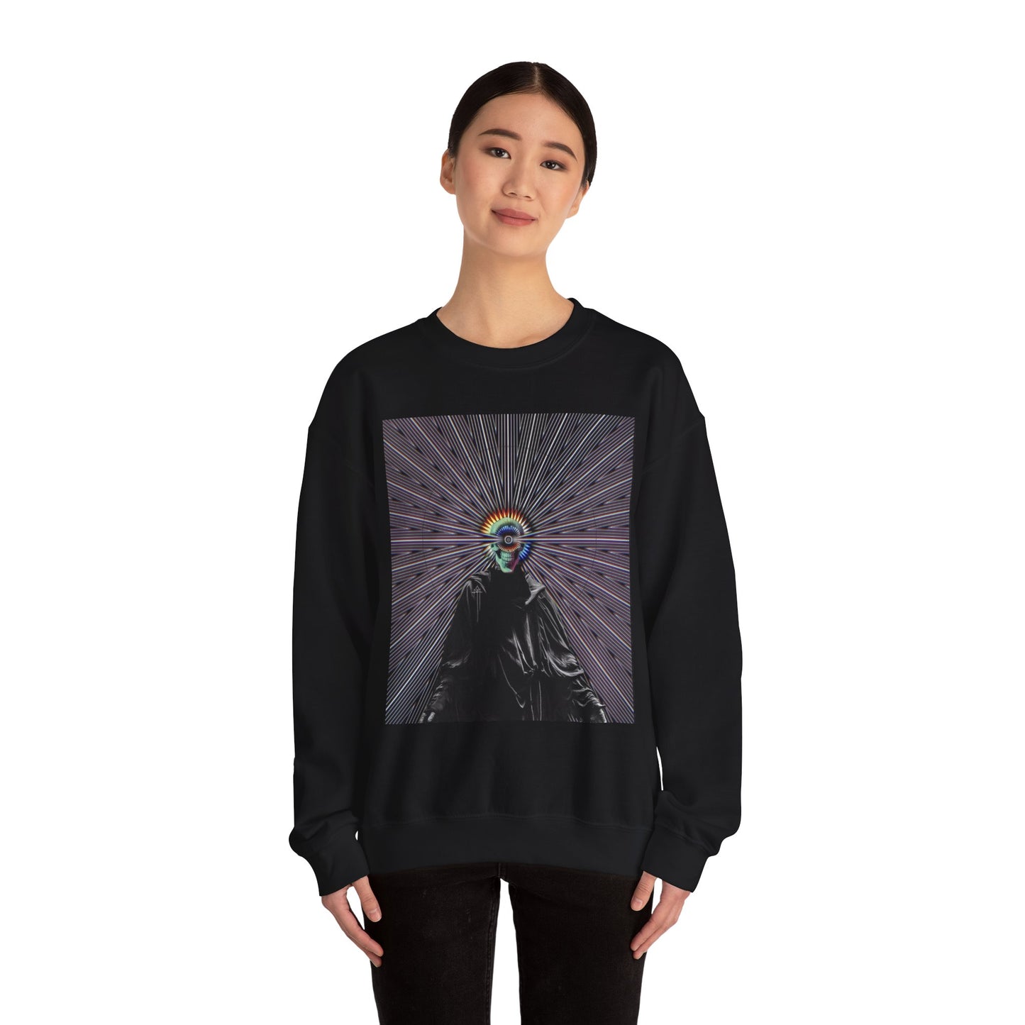 Sunset Fall Vibe Sweatshirt, Unisex Crewneck Sweatshirt, Cozy Gift, Retro Aesthetic Fashion, Festival Wear, Unique Art Clothing