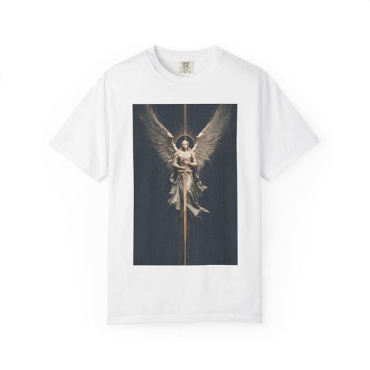 Angel Protector Graphic T-Shirt, Spiritual Shirt for Meditation, Unisex Tee for Festivities, Gift for Believers, Casual Wear