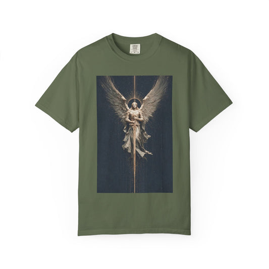 Angel Protector Graphic T-Shirt, Spiritual Shirt for Meditation, Unisex Tee for Festivities, Gift for Believers, Casual Wear