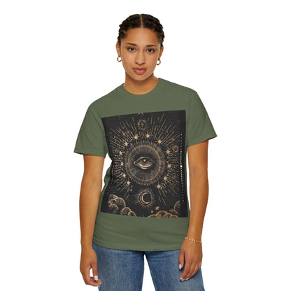 Cosmic Eye Unisex Garment-Dyed T-Shirt