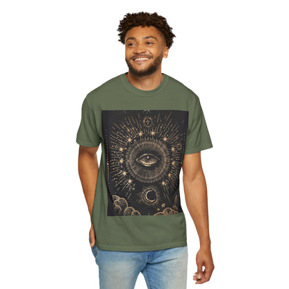 Cosmic Eye Unisex Garment-Dyed T-Shirt