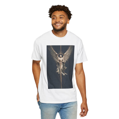 Angel Protector Graphic T-Shirt, Spiritual Shirt for Meditation, Unisex Tee for Festivities, Gift for Believers, Casual Wear