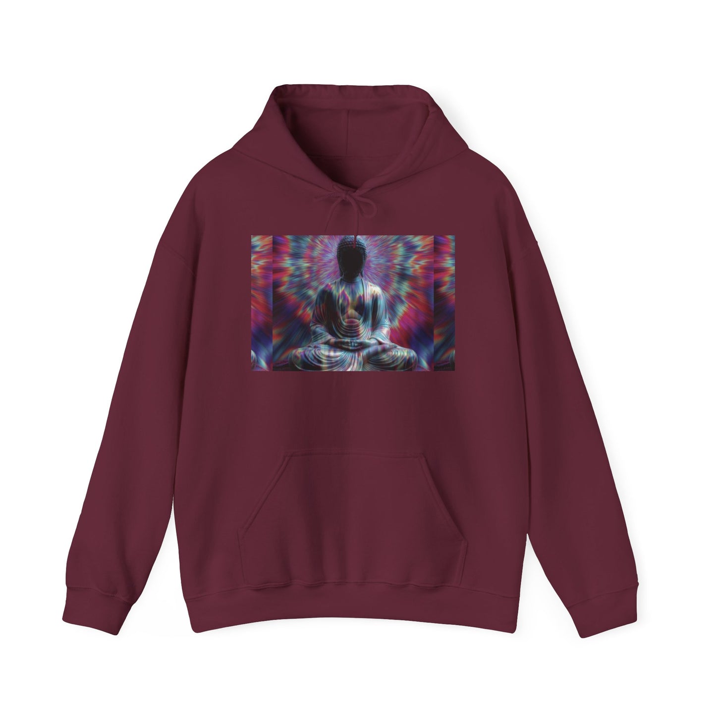 Meditative Vibes Hoodie - Cozy Sweatshirt for Yoga, Mindfulness, Gifts, Spirituality, Relaxation || Unisex Heavy Blend