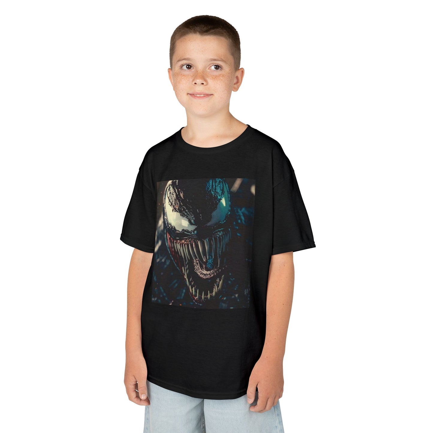 Kids Graphic Tee featuring Spooky Custom Design, Perfect for Halloween, Birthdays, Everyday Wear, Gift for Young Fans, Fun and [...]