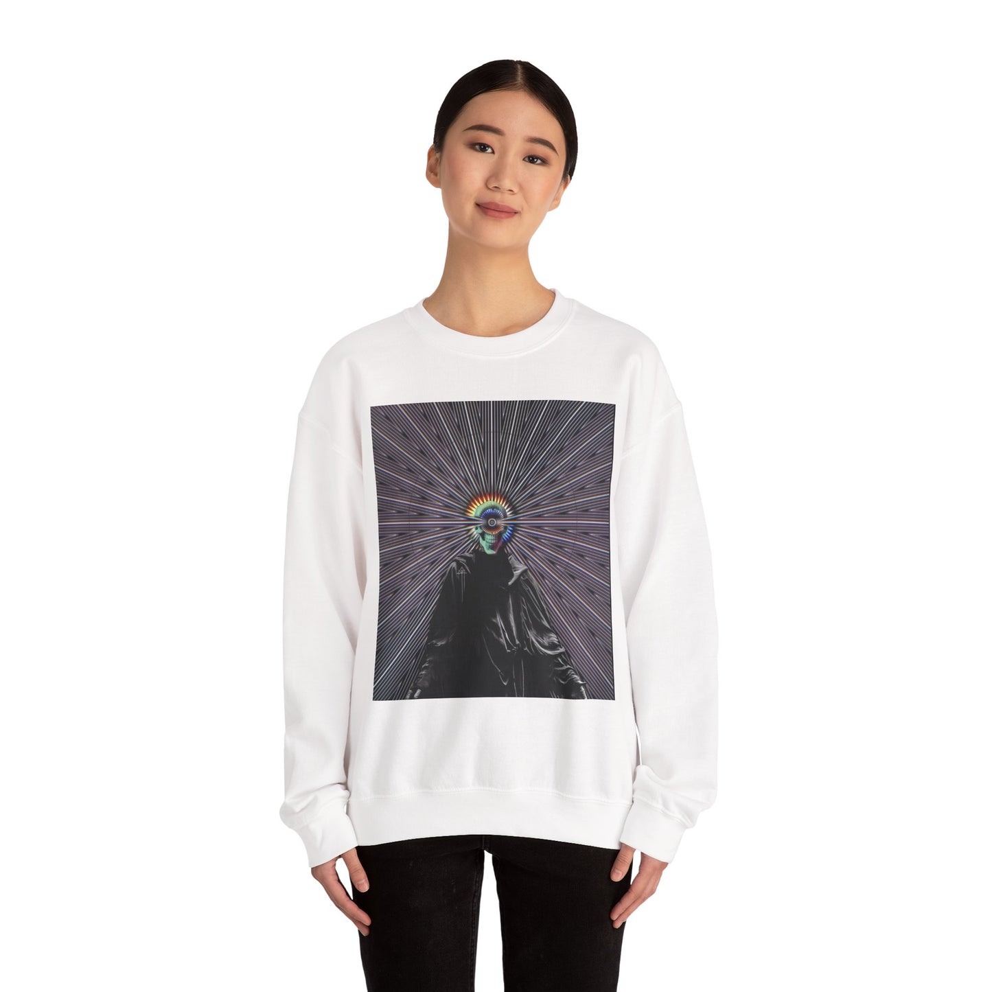 Sunset Fall Vibe Sweatshirt, Unisex Crewneck Sweatshirt, Cozy Gift, Retro Aesthetic Fashion, Festival Wear, Unique Art Clothing