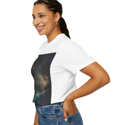 Enchanted Forest Unisex T-shirt, Cozy Casual Wear, Nature Lover Gift, Fantasy Graphic Tee, Unique Outdoor Adventure Shirt