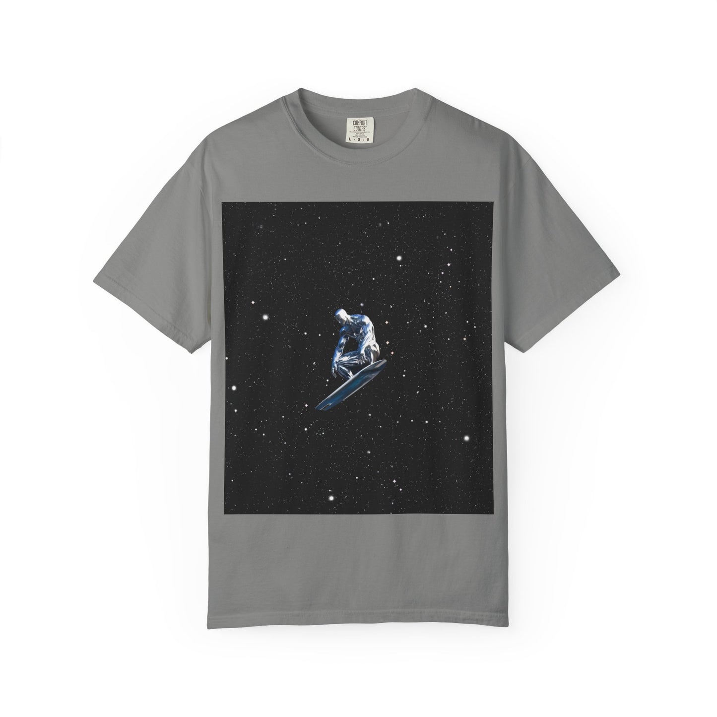 Space Travel Unisex T-Shirt - Silver Surfer Arrives