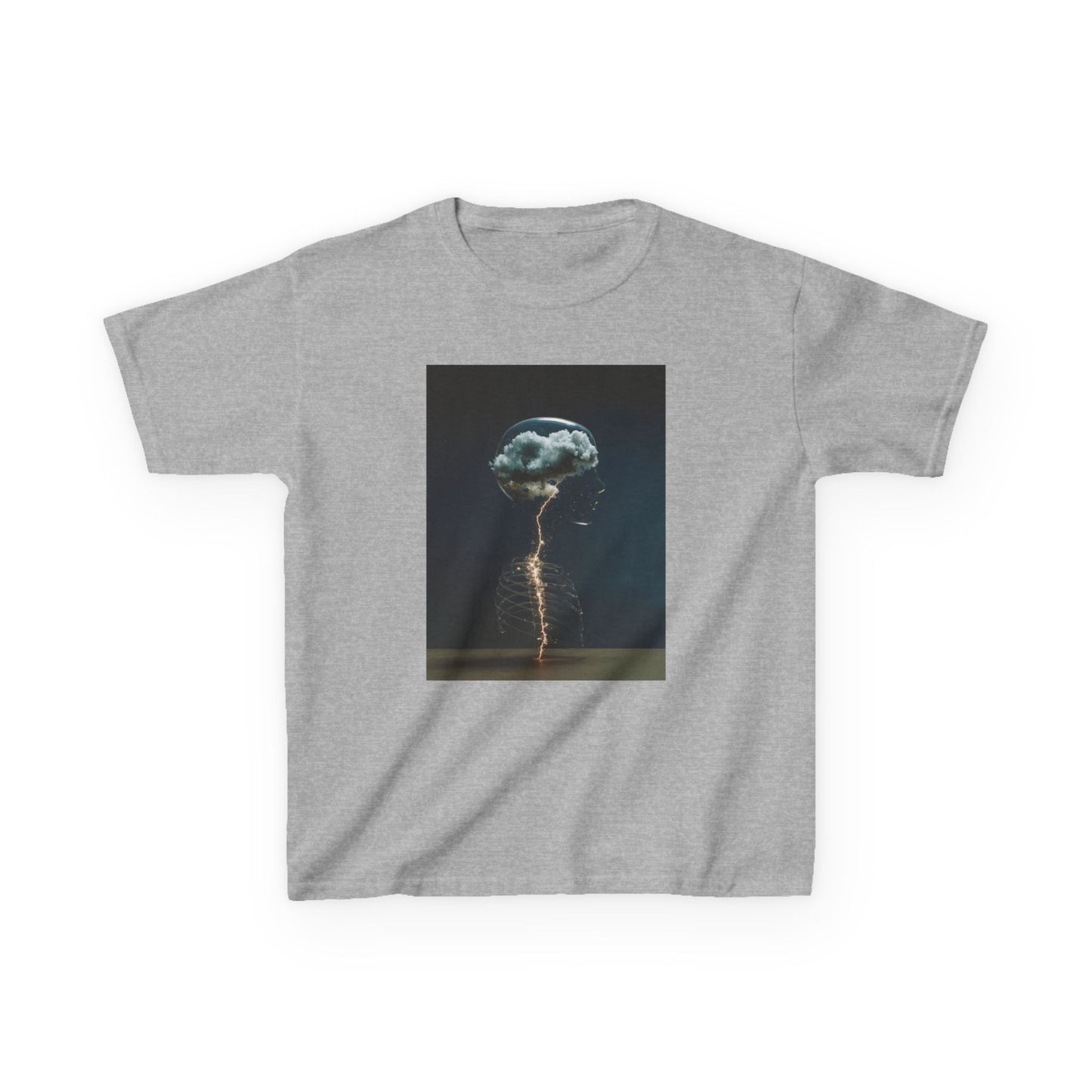 Electric Jellyfish Kids Tee, Cool Kids T-Shirt, Surfer Vibe Tee, Summer Fun Shirt, Eco-Friendly Cotton Tee