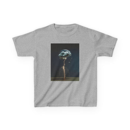 Electric Jellyfish Kids Tee, Cool Kids T-Shirt, Surfer Vibe Tee, Summer Fun Shirt, Eco-Friendly Cotton Tee