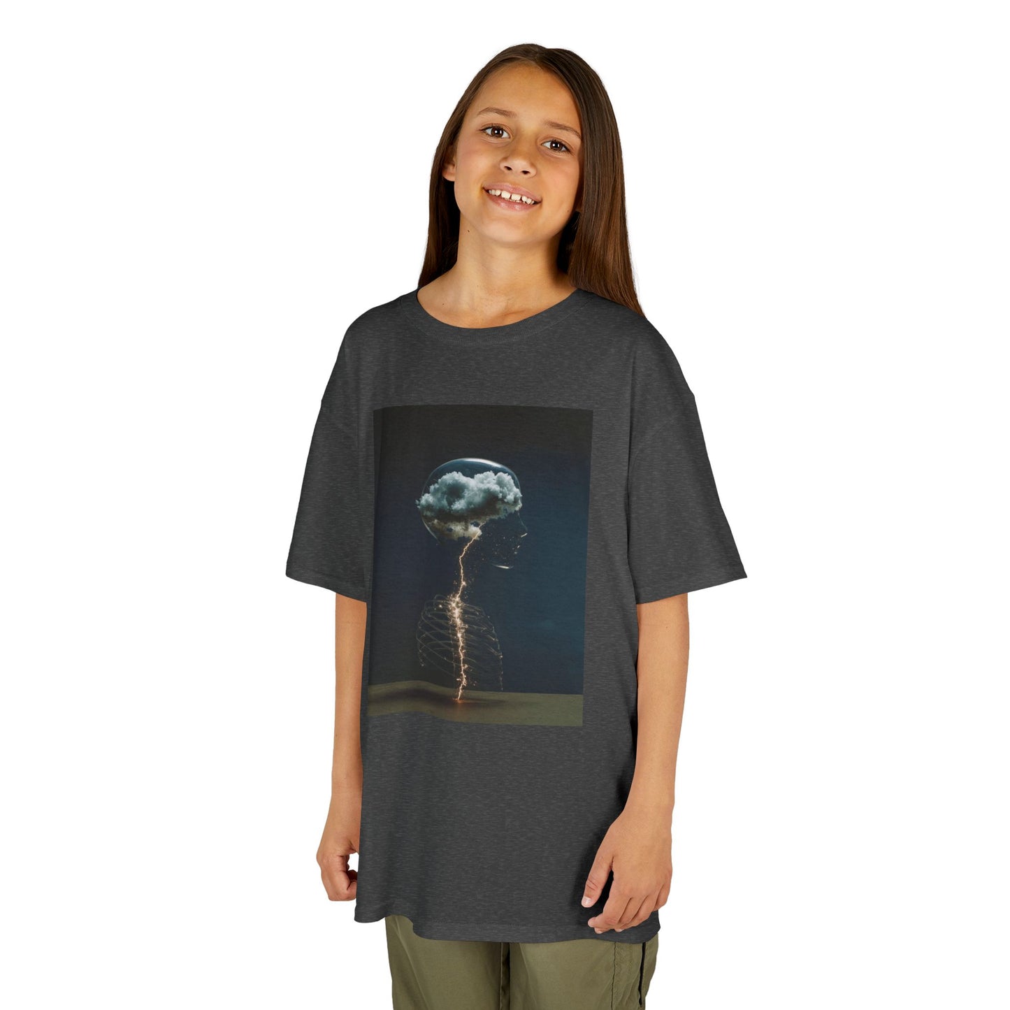 Electric Jellyfish Kids Tee, Cool Kids T-Shirt, Surfer Vibe Tee, Summer Fun Shirt, Eco-Friendly Cotton Tee