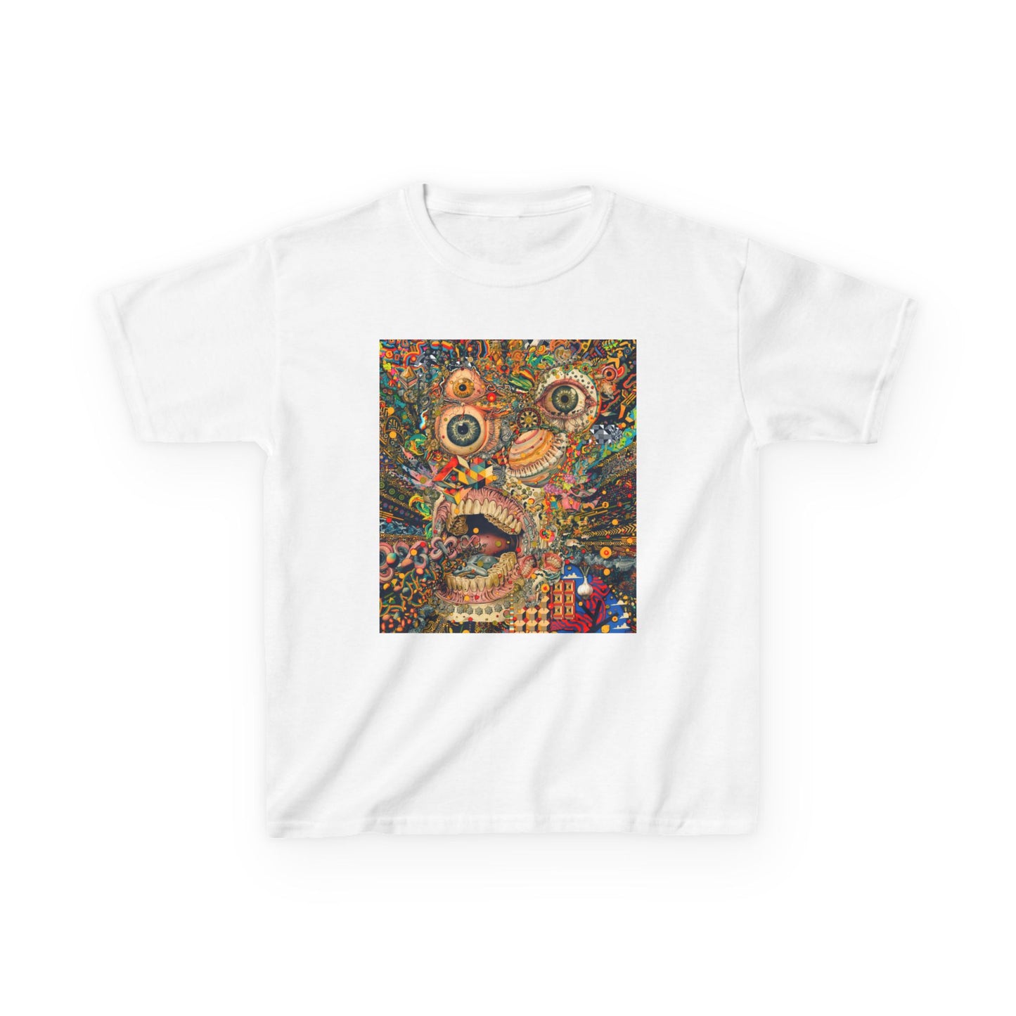 Colorful Kids Graphic Tee, Fun T-Shirt for Children, Unique Gift for Birthdays, Summer Outfit, Art-Inspired Kids Clothing