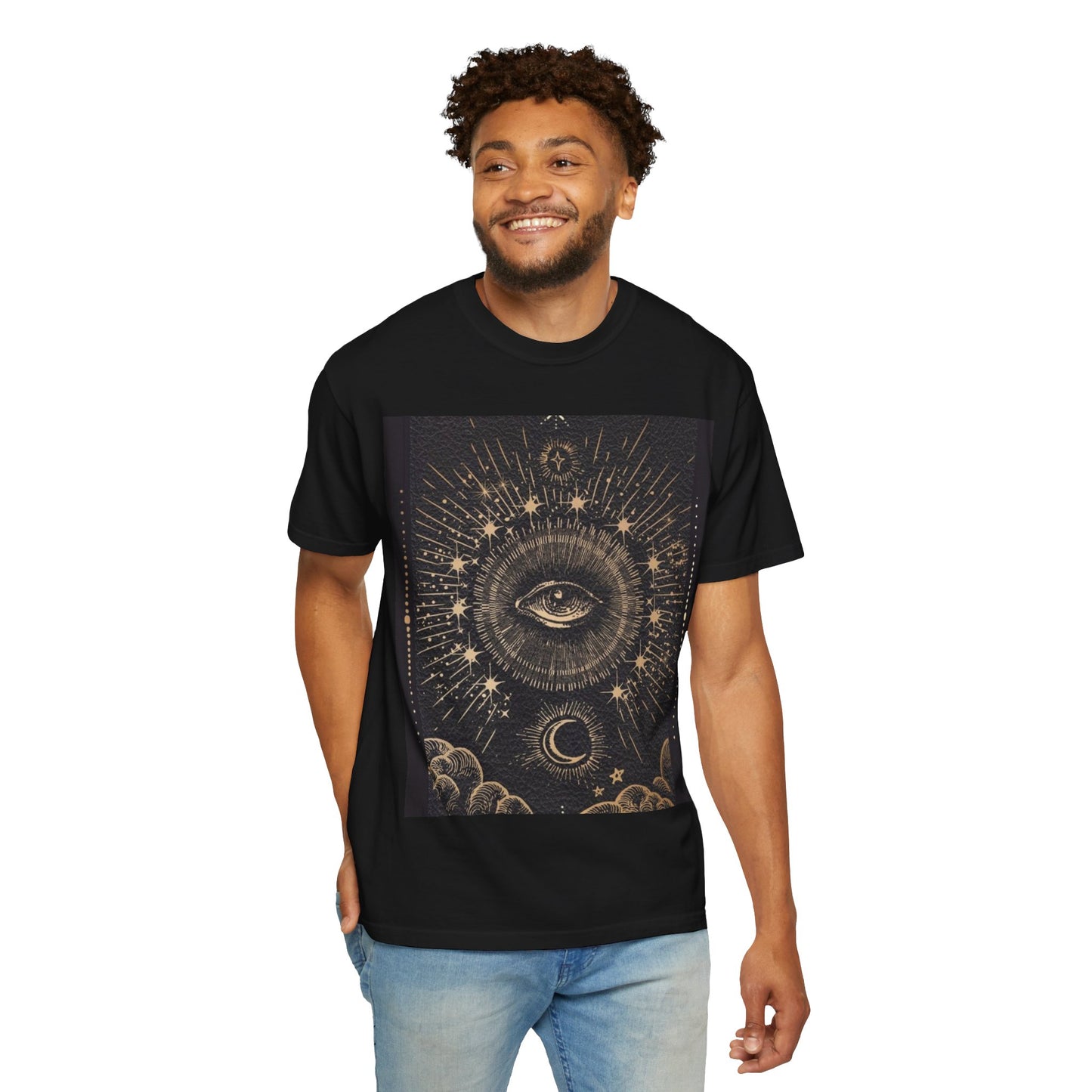 Cosmic Eye Unisex Garment-Dyed T-Shirt