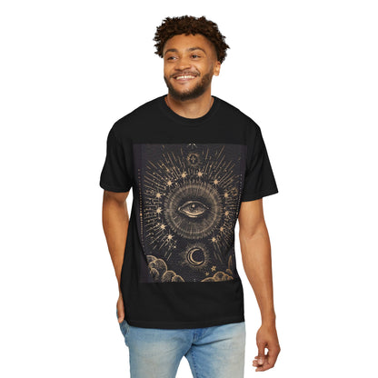 Cosmic Eye Unisex Garment-Dyed T-Shirt