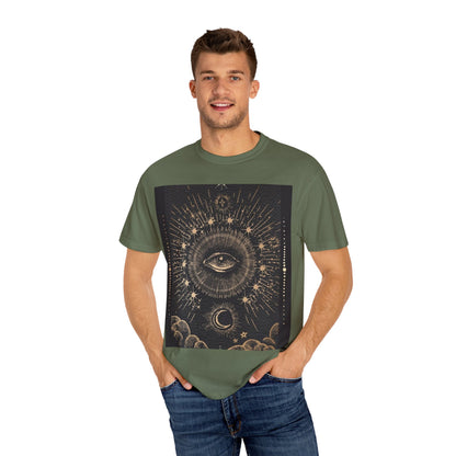 Cosmic Eye Unisex Garment-Dyed T-Shirt