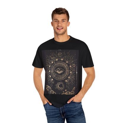 Cosmic Eye Unisex Garment-Dyed T-Shirt