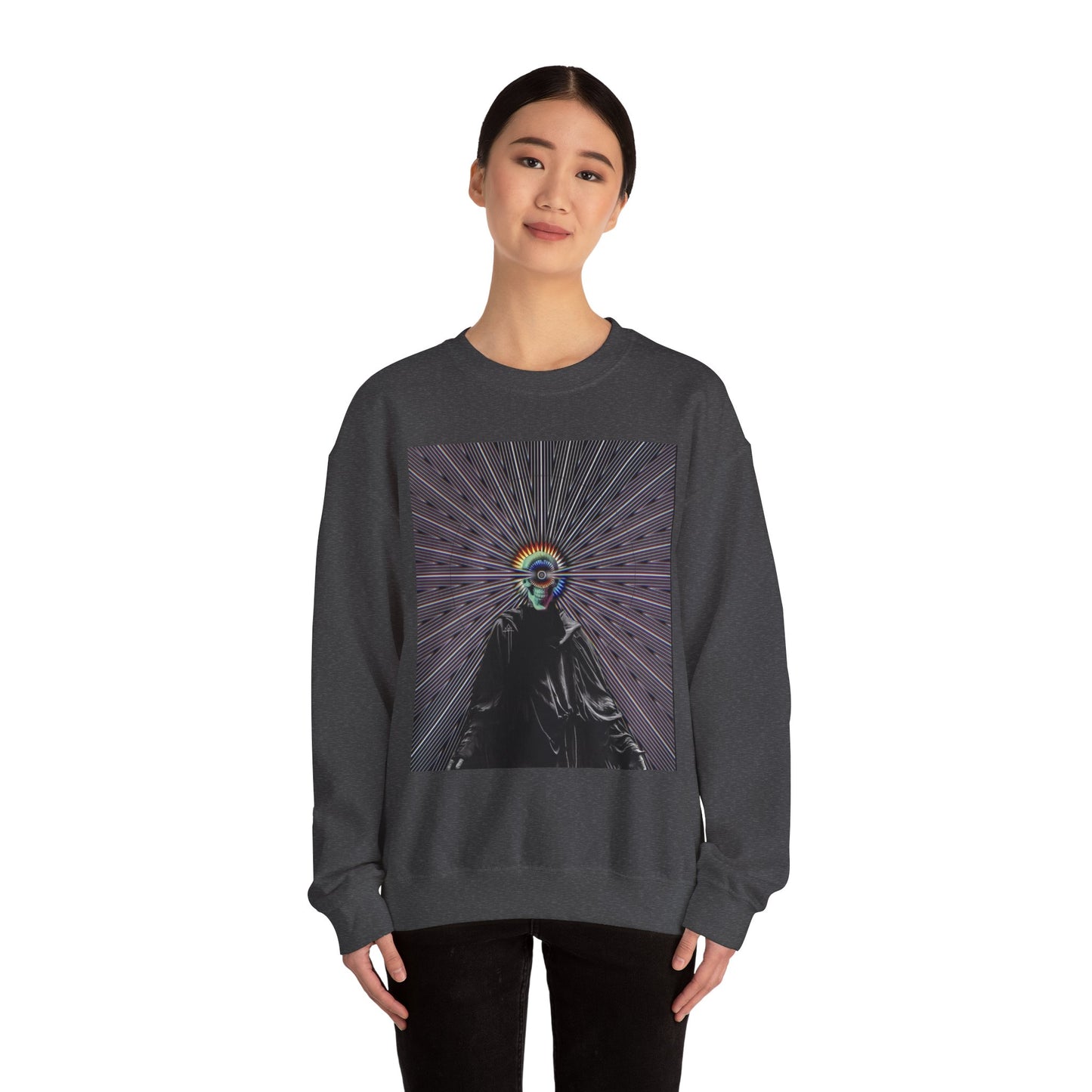 Sunset Fall Vibe Sweatshirt, Unisex Crewneck Sweatshirt, Cozy Gift, Retro Aesthetic Fashion, Festival Wear, Unique Art Clothing