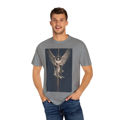 Angel Protector Graphic T-Shirt, Spiritual Shirt for Meditation, Unisex Tee for Festivities, Gift for Believers, Casual Wear