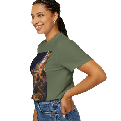Cosmic Landscape T-Shirt, Unisex Graphic Tee, Vintage Style Top, Gift for Space Lovers, Art Print Shirt