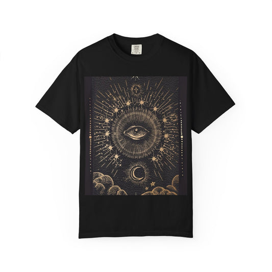 Cosmic Eye Unisex Garment-Dyed T-Shirt