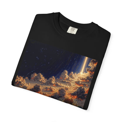 Cosmic Landscape T-Shirt, Unisex Graphic Tee, Vintage Style Top, Gift for Space Lovers, Art Print Shirt