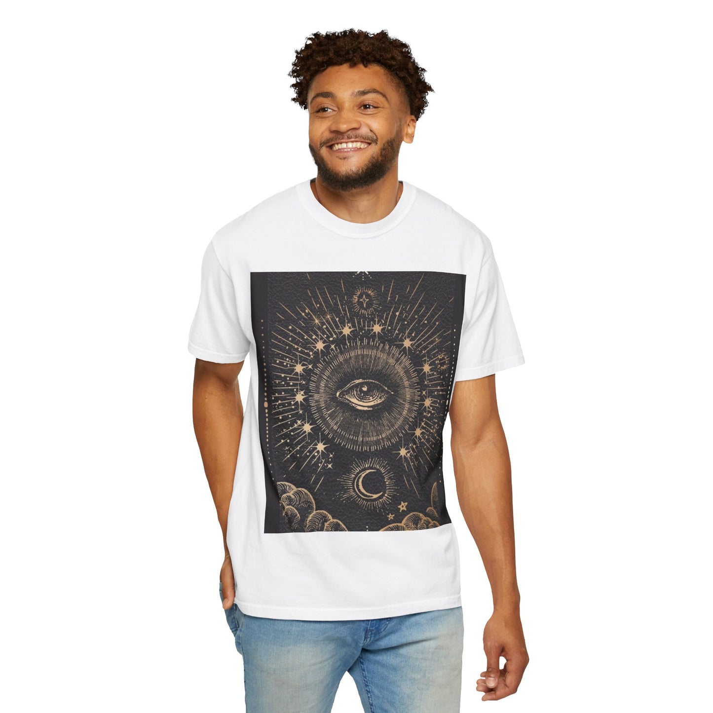 Cosmic Eye Unisex Garment-Dyed T-Shirt