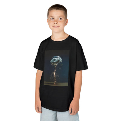 Electric Jellyfish Kids Tee, Cool Kids T-Shirt, Surfer Vibe Tee, Summer Fun Shirt, Eco-Friendly Cotton Tee