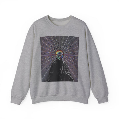 Sunset Fall Vibe Sweatshirt, Unisex Crewneck Sweatshirt, Cozy Gift, Retro Aesthetic Fashion, Festival Wear, Unique Art Clothing